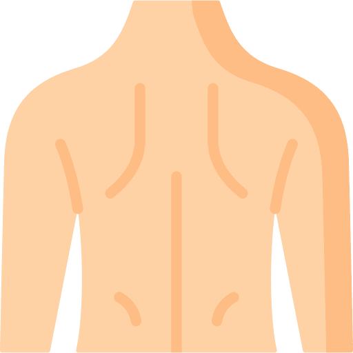 Back neck body part shoulder icon