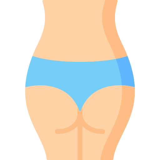 Butt healthcare and medical anatomy butt icon Butt healthcare and medical anatomy butt icon