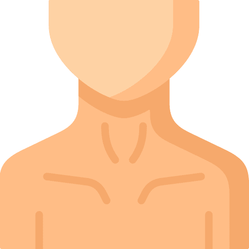 Neck shoulder user body part icon Neck shoulder user body part icon