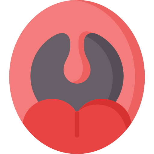 Tonsils mouth tongue body organ icon Tonsils mouth tongue body organ icon