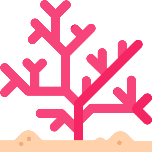 Coral animals sea life nature icon Coral animals sea life nature icon
