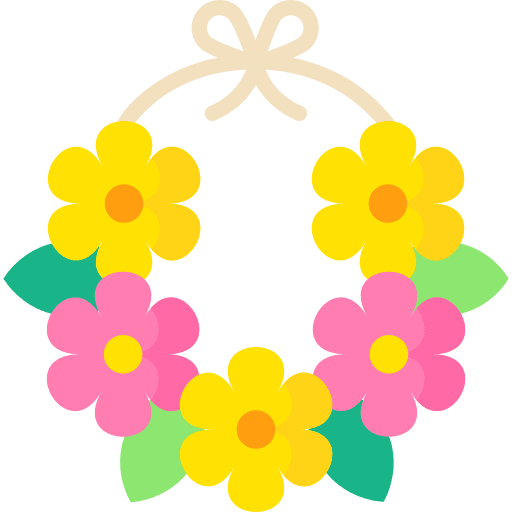 Flower necklace necklace flower necklace cultures icon Flower necklace necklace flower necklace cultures icon