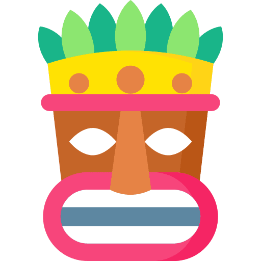 Mask tiki mask totem icon Mask tiki mask totem icon