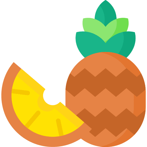 Pineapple pineapple vegetarian food and restaurant icon Pineapple pineapple vegetarian food and restaurant icon