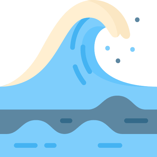 Wave wave nature beach icon Wave wave nature beach icon