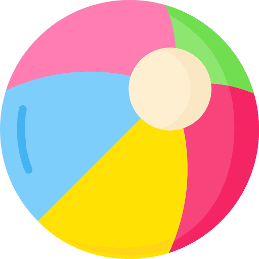 Beach ball childhood beach ball toy icon Beach ball childhood beach ball toy icon