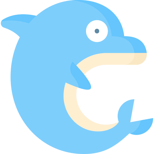 Dolphin aquarium dolphin wildlife icon Dolphin aquarium dolphin wildlife icon
