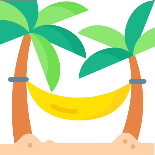 Hammock hanging furniture and household holidays icon Hammock hanging furniture and household holidays icon