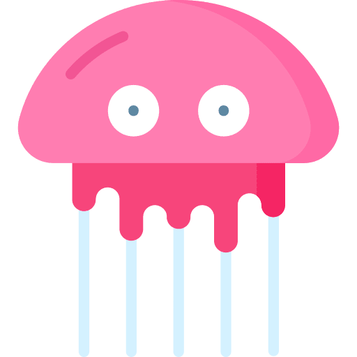Jellyfish animal animals sea life icon Jellyfish animal animals sea life icon