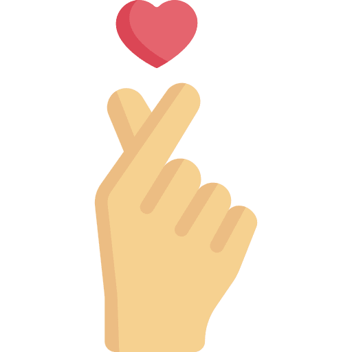 Give love hand heart hand solidarity icon