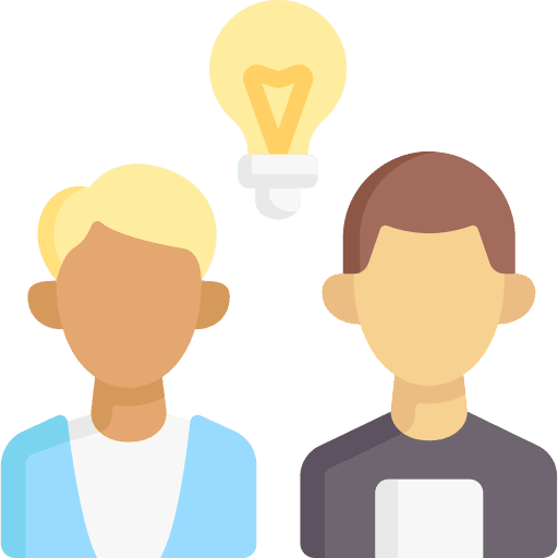 Idea brotherhood avatar friendship icon