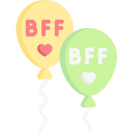 Balloon balloon friendship best friend forever icon Balloon balloon friendship best friend forever icon