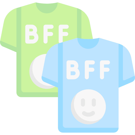 Tshirt garment bff clothes icon Tshirt garment bff clothes icon