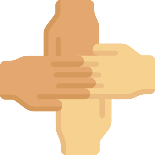 Unity collaboration unity hands and gestures icon Unity collaboration unity hands and gestures icon