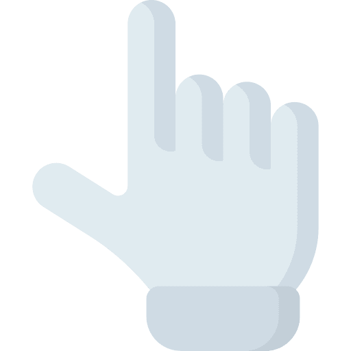 Click hand cursor left click hand icon