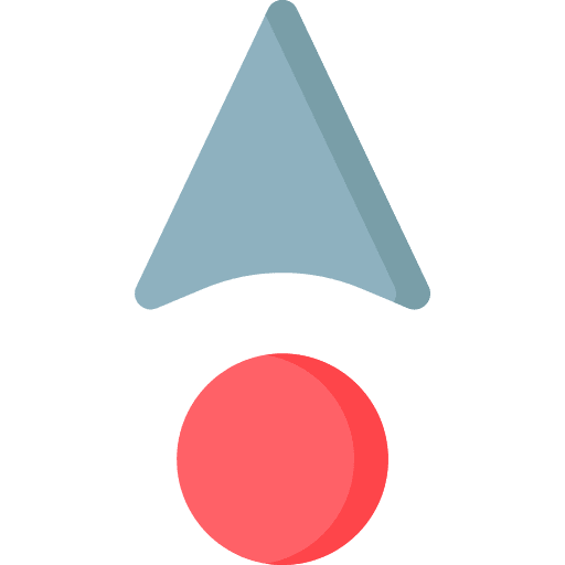 Scroll interface up vertical icon