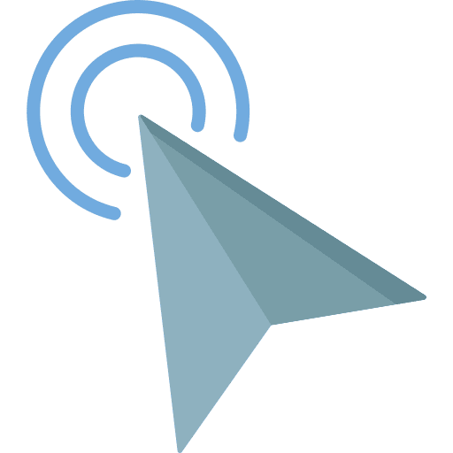 Cursor interface clicking arrow icon Cursor interface clicking arrow icon