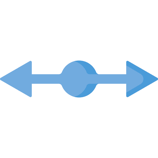 Scale arrows ui horizontal icon Scale arrows ui horizontal icon