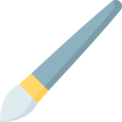 Paint brush art and design artist edit tools icon Paint brush art and design artist edit tools icon