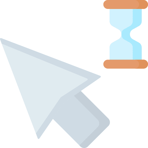Pointer ui computer mouse hourglass icon Pointer ui computer mouse hourglass icon