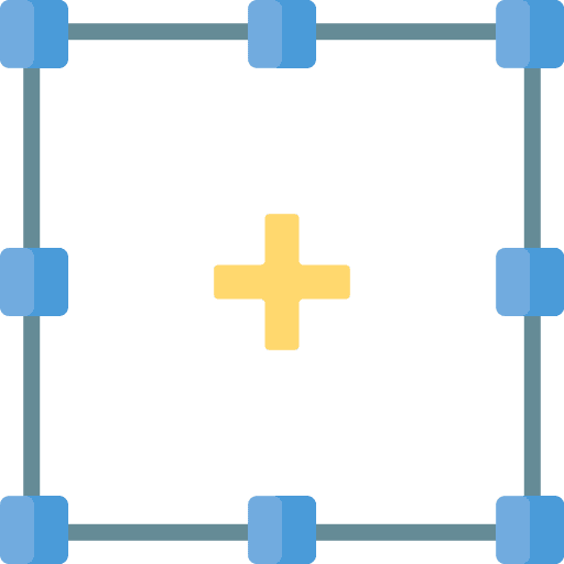 Transform size selection design icon Transform size selection design icon