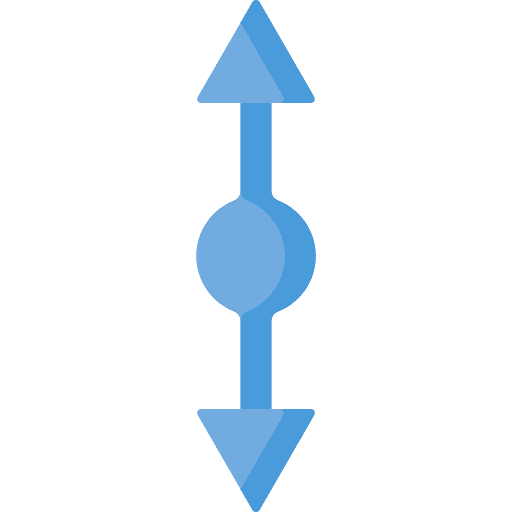 Scale ui scale vertical icon Scale ui scale vertical icon