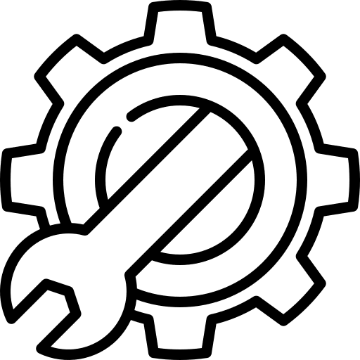 Wrench spare part maintenance electrical service icon