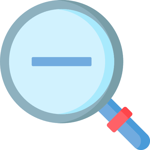 Zoom out magnifying edit tools ui icon Zoom out magnifying edit tools ui icon