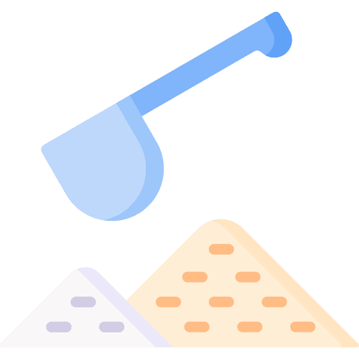 Additives nutrition bulk scoop icon