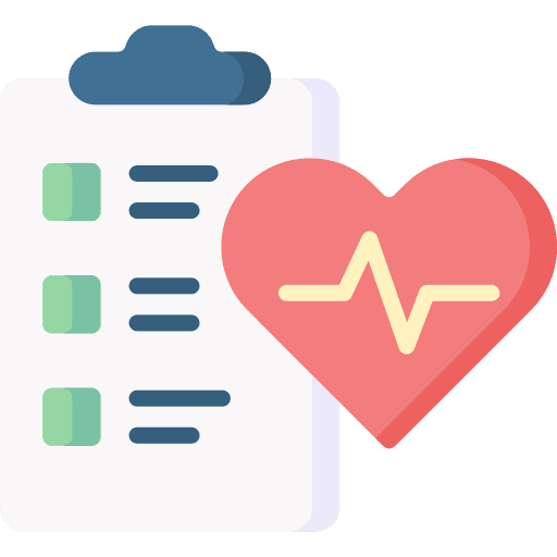 Health check checkup healthcare and medical check icon