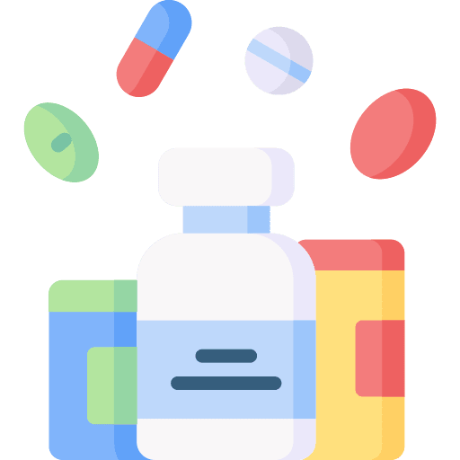 Pills medical tablet medication icon