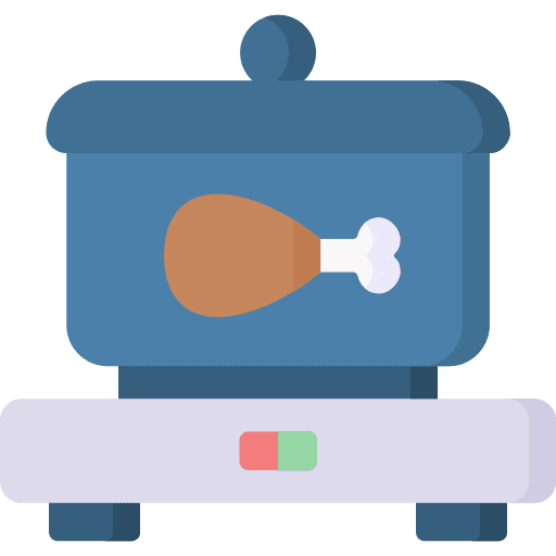 Chicken casserole pan chicken icon Chicken casserole pan chicken icon