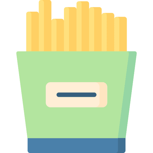 French fries french fries food and restaurant junk food icon French fries french fries food and restaurant junk food icon