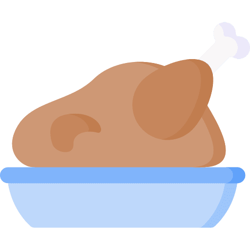 Fried chicken wings turkey leg chicken icon Fried chicken wings turkey leg chicken icon