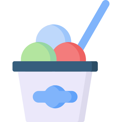 Ice cream summer fast food summertime icon Ice cream summer fast food summertime icon
