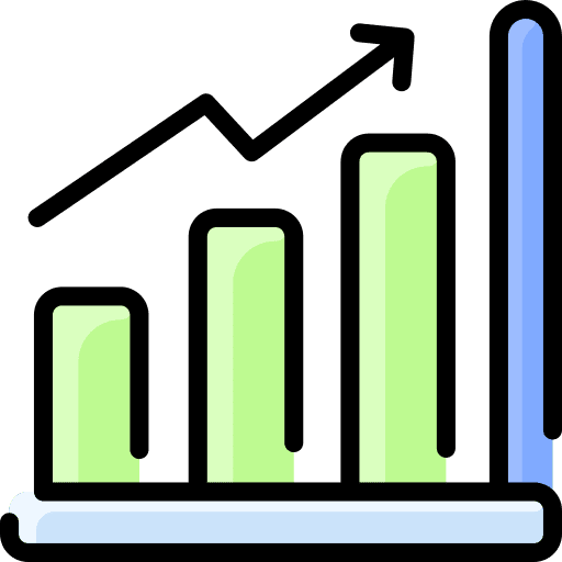 Graphic statistic graphic graph icon
