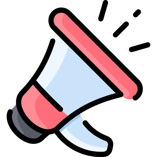 Megaphone market megaphone loud speaker icon