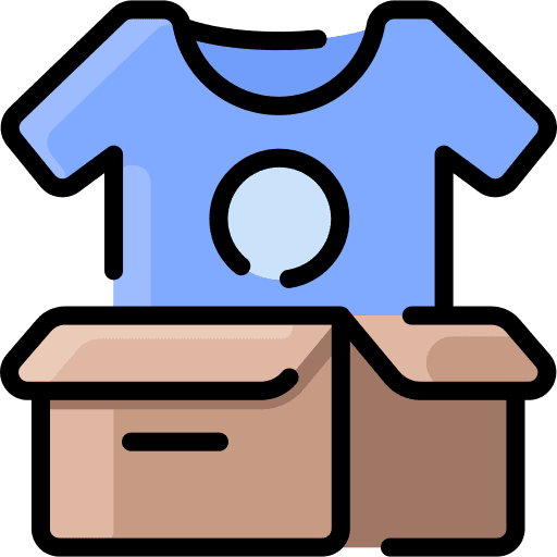 Shipment fashion shop box icon
