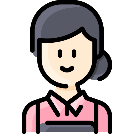 Cashier short hair cashier professions and jobs icon