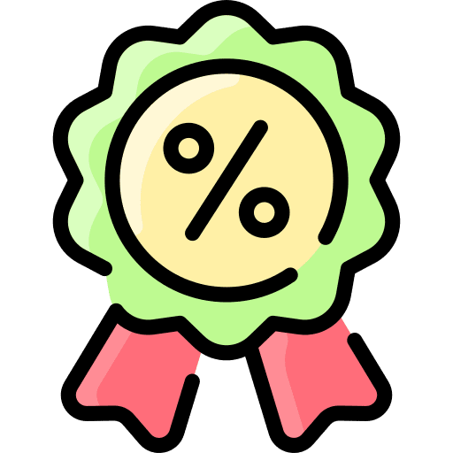 Discount badge percentage offer discount badge icon