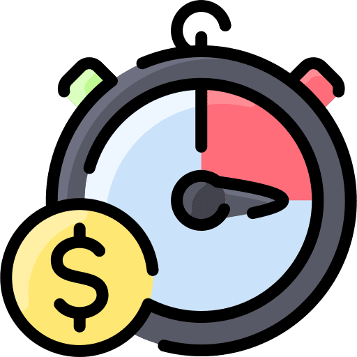 Sale time commerce and shopping promotion business and finance icon