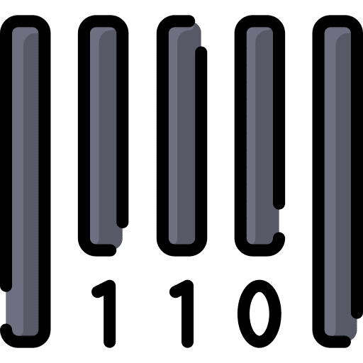Barcode price lines commerce and shopping icon