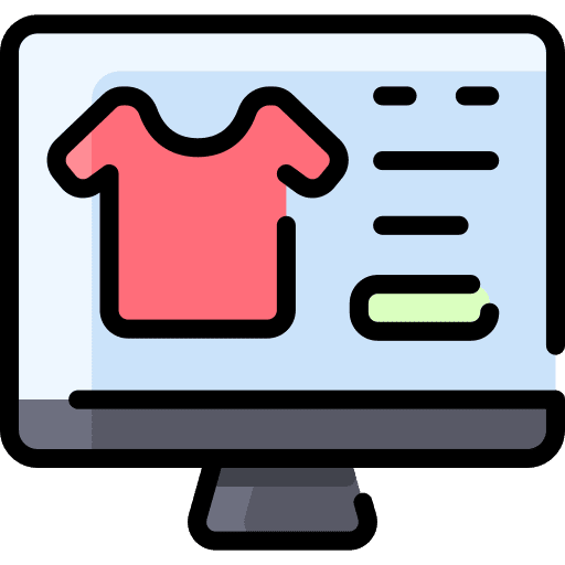 Computer monitor computer clothes icon