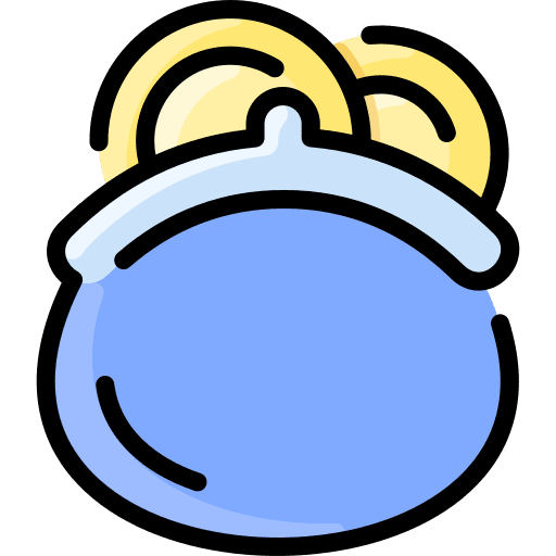 Purse deposit wallet purse icon
