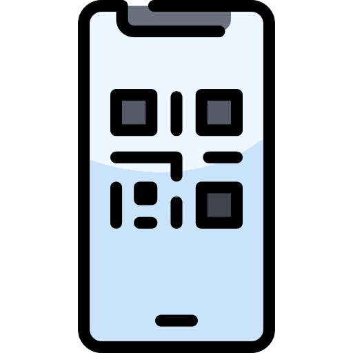Qr code barcode qr code electronics icon