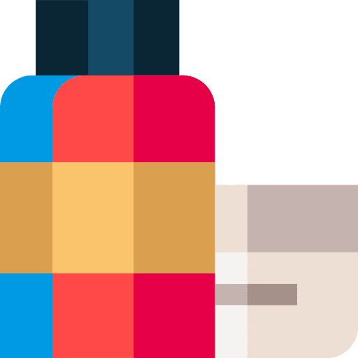Paint crafts diy bottle icon Paint crafts diy bottle icon