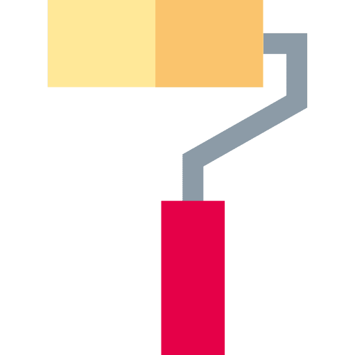 Paint roller paint roller construction and tools home repair icon Paint roller paint roller construction and tools home repair icon