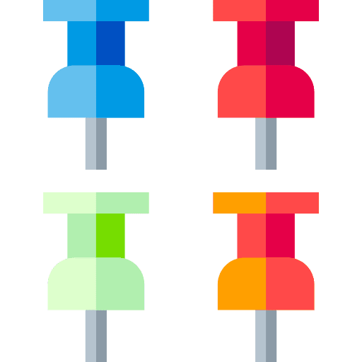 Thumbtack attachment school material tools and utensils icon Thumbtack attachment school material tools and utensils icon