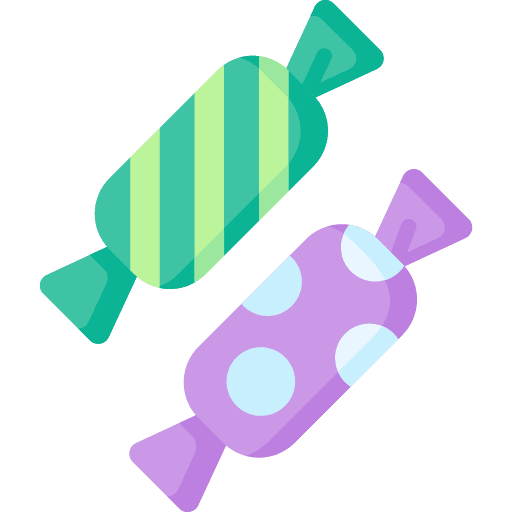 Candy sweet food and restaurant lollies icon Candy sweet food and restaurant lollies icon