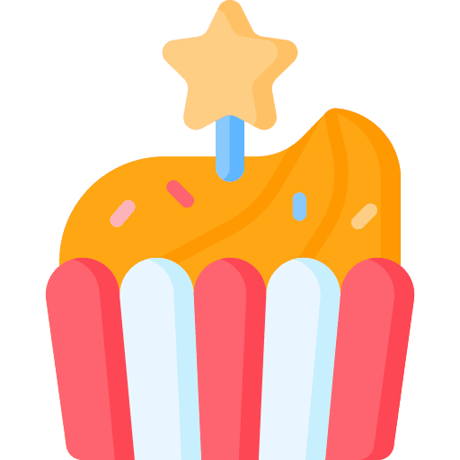 Cupcake pastry party sweet icon Cupcake pastry party sweet icon